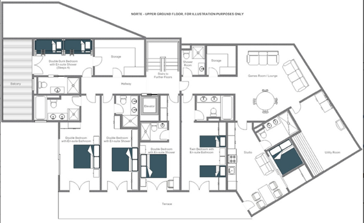 Chalet Norte Verbier Floor Plan 3